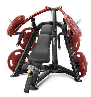 Steelflex PLIP 25° Incline Bench Press Machine - Durable Steel, Adjustable Arms, Ergonomic Design