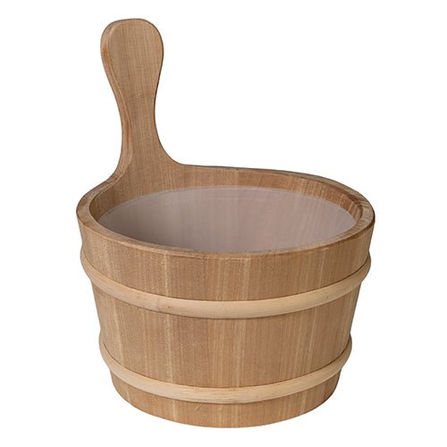 ProSaunas Wood Sauna Bucket | Lined Wood Sauna Bucket, 4 - Liter -  product_vendor - Peak Primal Wellness