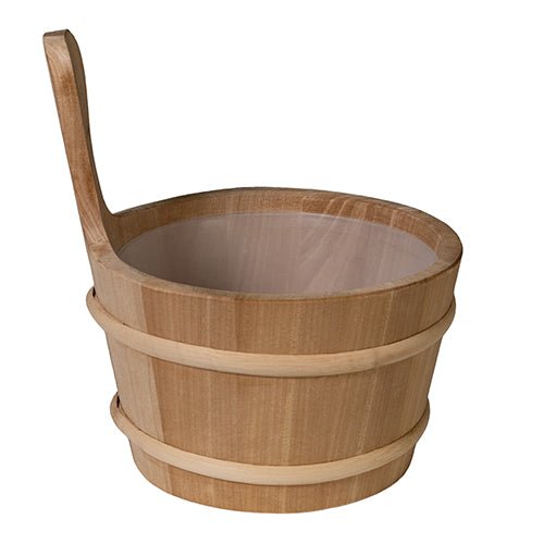 ProSaunas Wood Sauna Bucket | Lined Wood Sauna Bucket, 4 - Liter -  product_vendor - Peak Primal Wellness