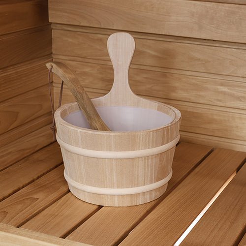 ProSaunas Wood Sauna Bucket | Lined Wood Sauna Bucket, 4 - Liter -  product_vendor - Peak Primal Wellness