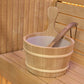 ProSaunas Wood Sauna Bucket | Lined Wood Sauna Bucket, 4 - Liter -  product_vendor - Peak Primal Wellness