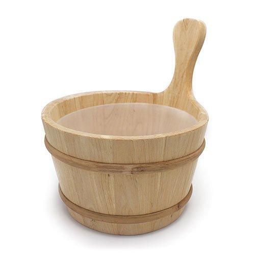 ProSaunas Wood Sauna Bucket | Lined Wood Sauna Bucket, 4 - Liter -  product_vendor - Peak Primal Wellness