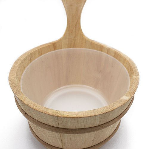 ProSaunas Wood Sauna Bucket | Lined Wood Sauna Bucket, 4 - Liter -  product_vendor - Peak Primal Wellness