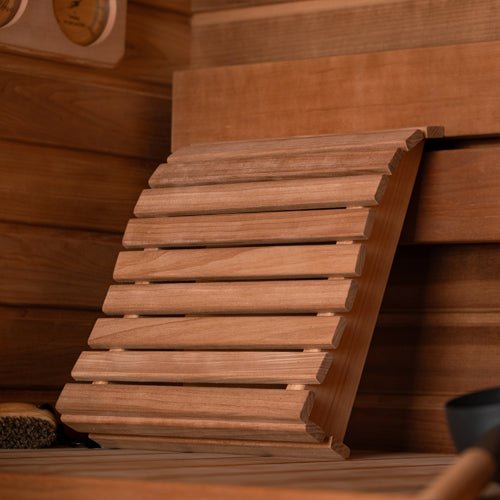 ProSaunas Contoured Headrest | Curved Wooden Sauna Headrest -  product_vendor - Peak Primal Wellness