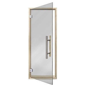 ProSaunas Tinted Glass Sauna Door 24x73 | Prehung Tinted Glass Sauna Door, Aspen Frame -  product_vendor - Peak Primal Wellness