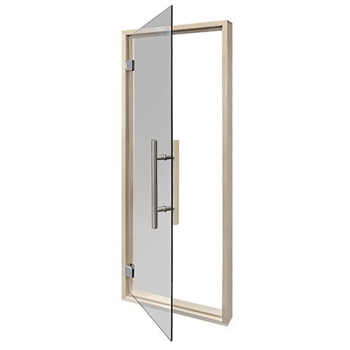 ProSaunas Tinted Glass Sauna Door 24x73 | Prehung Tinted Glass Sauna Door, Aspen Frame -  product_vendor - Peak Primal Wellness