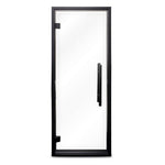 ProSaunas Clear Glass Sauna Door 24x73 | Prehung Clear Glass Sauna Door, Black Alder Frame -  product_vendor - Peak Primal Wellness