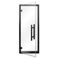 ProSaunas Clear Glass Sauna Door 24x73 | Prehung Clear Glass Sauna Door, Black Alder Frame -  product_vendor - Peak Primal Wellness
