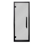 ProSaunas Tinted Glass Sauna Door 24x73 | Prehung Tinted Glass Sauna Door, Black Alder Frame -  product_vendor - Peak Primal Wellness