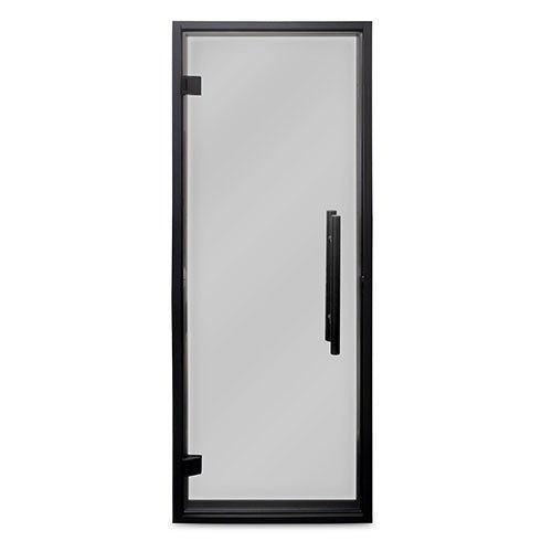 ProSaunas Tinted Glass Sauna Door 24x73 | Prehung Tinted Glass Sauna Door, Black Alder Frame -  product_vendor - Peak Primal Wellness
