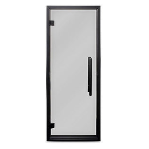 ProSaunas Tinted Glass Sauna Door 24x73 | Prehung Tinted Glass Sauna Door, Black Alder Frame -  product_vendor - Peak Primal Wellness