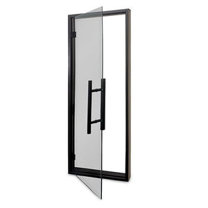 ProSaunas Tinted Glass Sauna Door 24x73 | Prehung Tinted Glass Sauna Door, Black Alder Frame -  product_vendor - Peak Primal Wellness