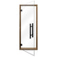ProSaunas Clear Glass Sauna Door 24x73 | Prehung Clear Glass Sauna Door, Thermo - Aspen Frame -  product_vendor - Peak Primal Wellness