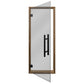 ProSaunas Tinted Glass Sauna Door 24x73 | Prehung Tinted Glass Sauna Door, Thermo - Aspen Frame -  product_vendor - Peak Primal Wellness