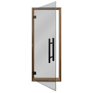 ProSaunas Tinted Glass Sauna Door 24x73 | Prehung Tinted Glass Sauna Door, Thermo - Aspen Frame -  product_vendor - Peak Primal Wellness
