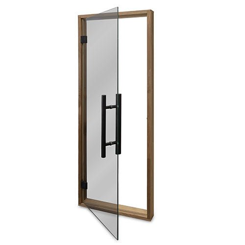 ProSaunas Tinted Glass Sauna Door 24x73 | Prehung Tinted Glass Sauna Door, Thermo - Aspen Frame -  product_vendor - Peak Primal Wellness