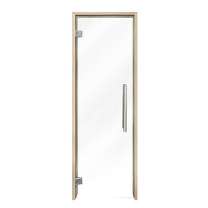 ProSaunas Clear Glass Sauna Door 24x81 | Prehung Clear Glass Sauna Door, Aspen -  product_vendor - Peak Primal Wellness