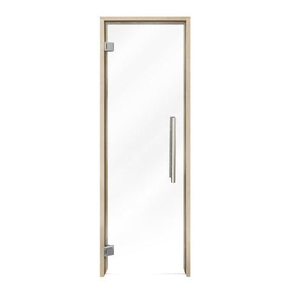 ProSaunas Clear Glass Sauna Door 24x81 | Prehung Clear Glass Sauna Door, Aspen -  product_vendor - Peak Primal Wellness