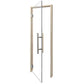 ProSaunas Clear Glass Sauna Door 24x81 | Prehung Clear Glass Sauna Door, Aspen -  product_vendor - Peak Primal Wellness