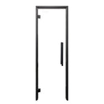 ProSaunas Clear Glass Sauna Door 24x81 | Prehung Clear Glass Sauna Door, Black Alder -  product_vendor - Peak Primal Wellness