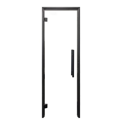 ProSaunas Clear Glass Sauna Door 24x81 | Prehung Clear Glass Sauna Door, Black Alder -  product_vendor - Peak Primal Wellness