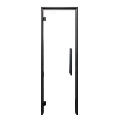 ProSaunas Clear Glass Sauna Door 24x81 | Prehung Clear Glass Sauna Door, Black Alder -  product_vendor - Peak Primal Wellness