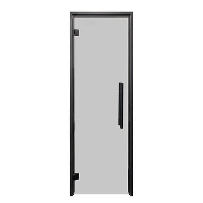 ProSaunas Tinted Glass Sauna Door 24x81 | Prehung Tinted Glass Sauna Door, Black Alder -  product_vendor - Peak Primal Wellness