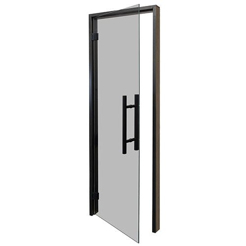 ProSaunas Tinted Glass Sauna Door 24x81 | Prehung Tinted Glass Sauna Door, Black Alder -  product_vendor - Peak Primal Wellness