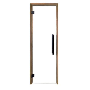 ProSaunas Clear Glass Sauna Door 24x81 | Prehung Clear Glass Sauna Door, Thermo - Aspen -  product_vendor - Peak Primal Wellness