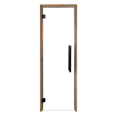 ProSaunas Clear Glass Sauna Door 24x81 | Prehung Clear Glass Sauna Door, Thermo - Aspen -  product_vendor - Peak Primal Wellness