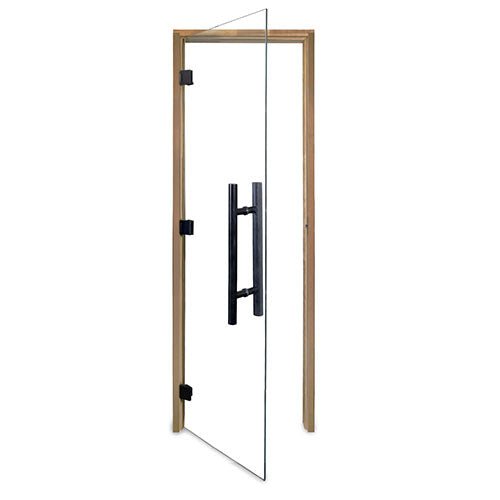ProSaunas Clear Glass Sauna Door 24x81 | Prehung Clear Glass Sauna Door, Thermo - Aspen -  product_vendor - Peak Primal Wellness