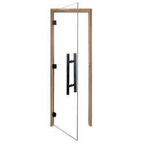 ProSaunas Clear Glass Sauna Door 24x81 | Prehung Clear Glass Sauna Door, Thermo - Aspen -  product_vendor - Peak Primal Wellness