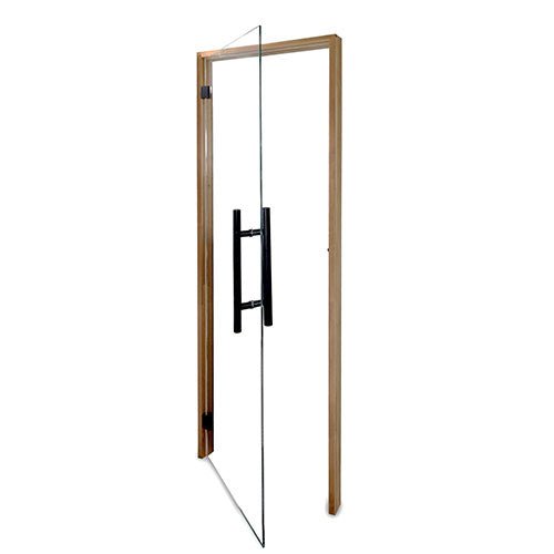ProSaunas Clear Glass Sauna Door 24x81 | Prehung Clear Glass Sauna Door, Thermo - Aspen -  product_vendor - Peak Primal Wellness