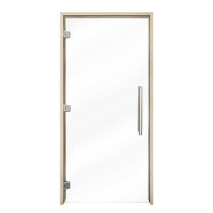 ProSaunas Clear ADA Glass Sauna Door 36x81 | Prehung ADA Clear Glass Sauna Door, Aspen -  product_vendor - Peak Primal Wellness
