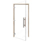 ProSaunas Clear ADA Glass Sauna Door 36x81 | Prehung ADA Clear Glass Sauna Door, Aspen -  product_vendor - Peak Primal Wellness
