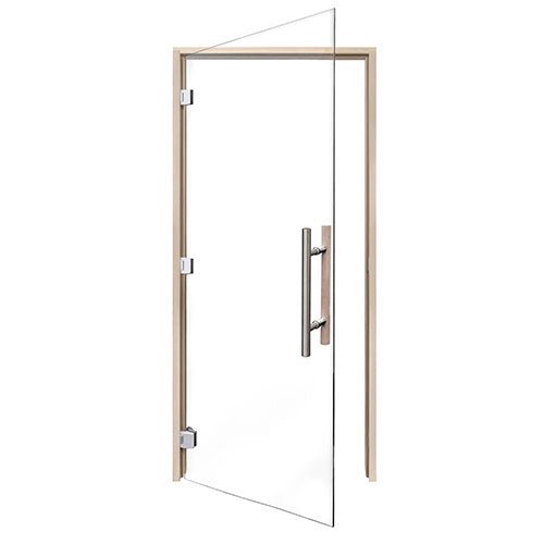 ProSaunas Clear ADA Glass Sauna Door 36x81 | Prehung ADA Clear Glass Sauna Door, Aspen -  product_vendor - Peak Primal Wellness