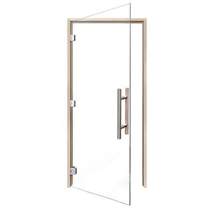ProSaunas Clear ADA Glass Sauna Door 36x81 | Prehung ADA Clear Glass Sauna Door, Aspen -  product_vendor - Peak Primal Wellness