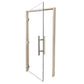 ProSaunas Clear ADA Glass Sauna Door 36x81 | Prehung ADA Clear Glass Sauna Door, Aspen -  product_vendor - Peak Primal Wellness