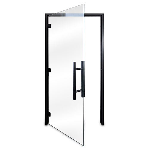 ProSaunas Clear ADA Glass Sauna Door 36x81 | Prehung ADA Clear Glass Sauna Door, Black Alder -  product_vendor - Peak Primal Wellness