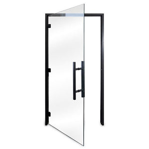 ProSaunas Clear ADA Glass Sauna Door 36x81 | Prehung ADA Clear Glass Sauna Door, Black Alder -  product_vendor - Peak Primal Wellness