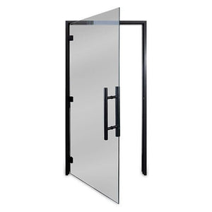 ProSaunas Tinted ADA Glass Sauna Door 36x81 | Prehung ADA Tinted Glass Sauna Door, Black Alder -  product_vendor - Peak Primal Wellness