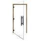 ProSaunas Clear ADA Glass Sauna Door 36x81 | Prehung ADA Clear Glass Sauna Door, Thermo - Aspen -  product_vendor - Peak Primal Wellness