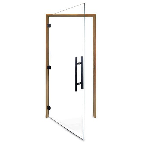 ProSaunas Clear ADA Glass Sauna Door 36x81 | Prehung ADA Clear Glass Sauna Door, Thermo - Aspen -  product_vendor - Peak Primal Wellness