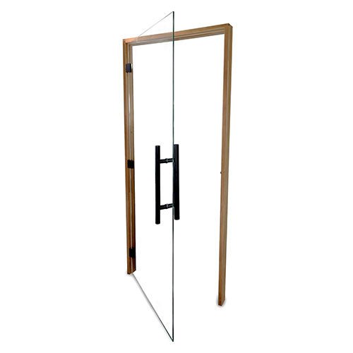ProSaunas Clear ADA Glass Sauna Door 36x81 | Prehung ADA Clear Glass Sauna Door, Thermo - Aspen -  product_vendor - Peak Primal Wellness