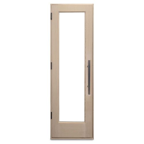 ProSaunas Solid Wood Sauna Door with Insulated Glass, 24" x 80" | Douglas Fir Sauna Door, Hemlock Jamb, Dual - Pane Insulated Glass -  product_vendor - Peak Primal Wellness
