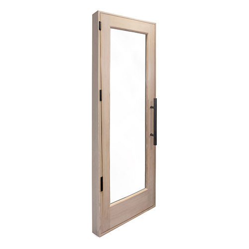ProSaunas Solid Wood Sauna Door with Insulated Glass, 24" x 80" | Douglas Fir Sauna Door, Hemlock Jamb, Dual - Pane Insulated Glass -  product_vendor - Peak Primal Wellness