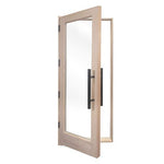 ProSaunas Solid Wood Sauna Door with Insulated Glass, 30"x 80" | Douglas Fir Sauna Door, Hemlock Jamb, Dual - Pane Insulated Glass -  product_vendor - Peak Primal Wellness