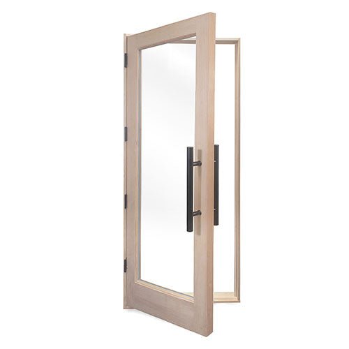 ProSaunas Solid Wood Sauna Door with Insulated Glass, 30"x 80" | Douglas Fir Sauna Door, Hemlock Jamb, Dual - Pane Insulated Glass -  product_vendor - Peak Primal Wellness