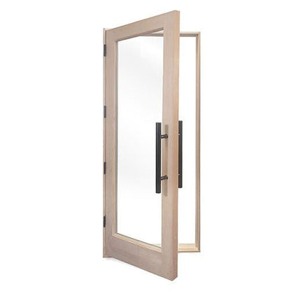 ProSaunas Solid Wood Sauna Door with Insulated Glass, 30"x 80" | Douglas Fir Sauna Door, Hemlock Jamb, Dual - Pane Insulated Glass -  product_vendor - Peak Primal Wellness