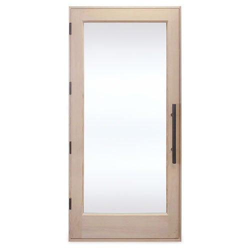 ProSaunas Solid Wood ADA Sauna Door with Insulated Glass, 36" x 80" | Douglas Fir ADA Sauna Door, Hemlock Jamb, Dual - Pane Insulated Glass -  product_vendor - Peak Primal Wellness